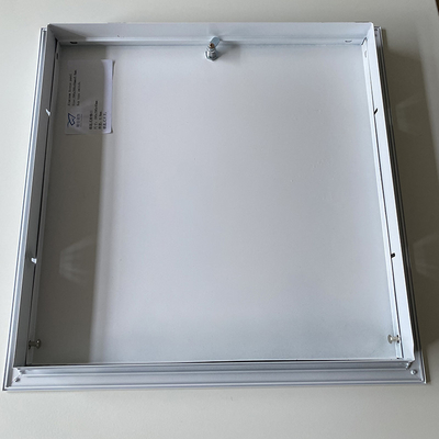 Metro Station 390x390x40x0.8mm Aluminum Access Panel With Key Type Switch
