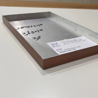 Metallic Paint Brushed Copper Aluminum Solid Panel 150x200x20mm