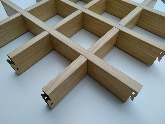 Modern 250x250mm Grid Ceiling Thickness 0.9mm With Square Edge Design