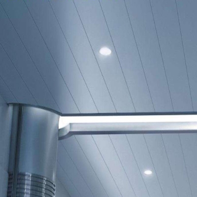 Aluminum Metal C Strip Linear Ceiling Suspended Fireproof 0.4mm Thickness