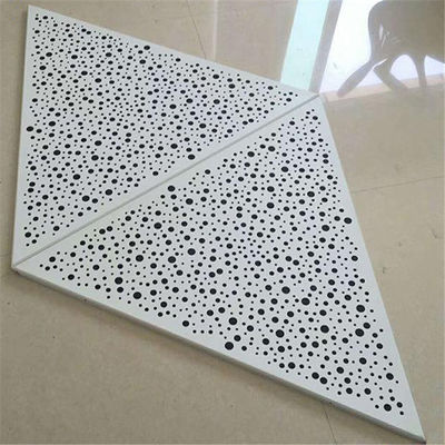 1000x1000x1000mm Aluminum Metal Ceiling Clip In Metal Triangular Ceiling