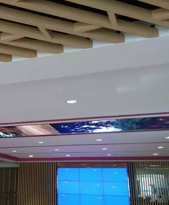 Fashion Customized Aluminum Metal Ceiling With Circular Curve Wave Shape Suspended