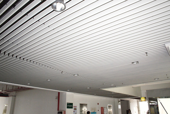 200x3000mm Aluminum Metal Ceiling B Screen  0.5mm Thickness