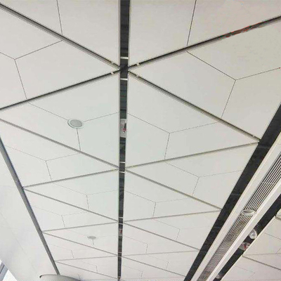 1000x1000x1000mm Triangular Clip In Ceiling For Metro Station