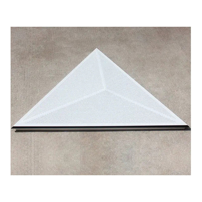 1200x1200x1200mm Aluminum Metal Ceiling Clip In Metal 3D Triangle Ceiling