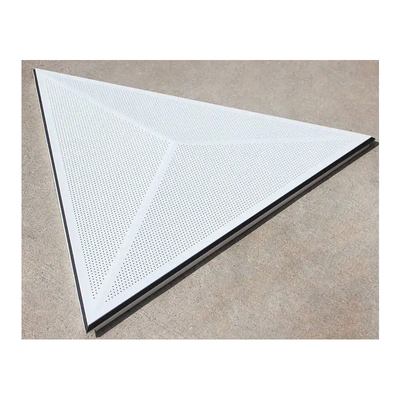 1200x1200x1200mm Aluminum Metal Ceiling Clip In Metal 3D Triangle Ceiling