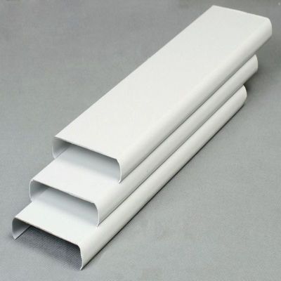 Demountable U Strip Aluminum Metal Ceiling Square Edge Plain Pattern