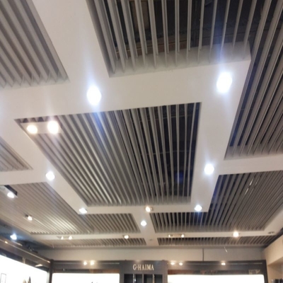 Moisture Proof Aluminum Metal Ceiling A Type Screen  3000mm Length