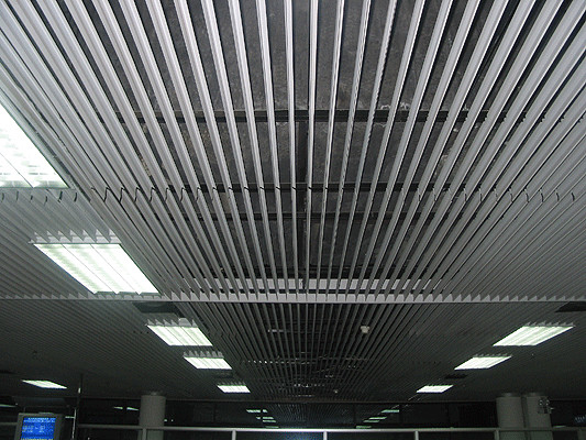 Fireproof A Screen Aluminum Metal Ceiling 200x3000mm easy clean