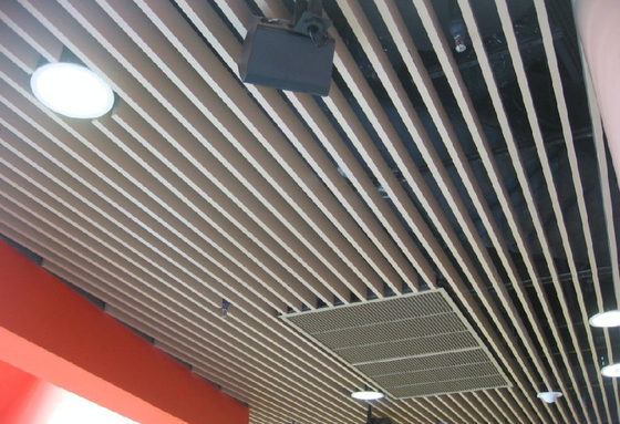 Fireproof A Screen Aluminum Metal Ceiling 200x3000mm easy clean