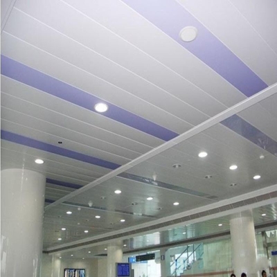 29mm Height Aluminum Metal H Strip Ceiling Moistureproof Fireproof