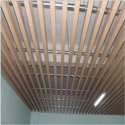 Shopping Mall Aluminum U Baffle Ceiling 0.5mm Thickness Easy To Disassemble