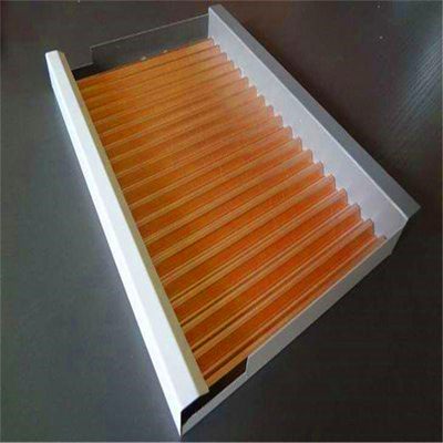 ISO9001 Aluminum Corrugated Panel 1500X5000mm Customizable Color