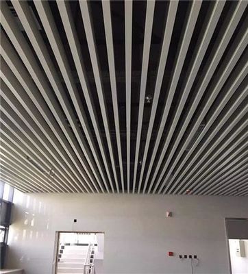 Sound Absorption Metal Box Baffle Ceiling 0.7mm Thickness