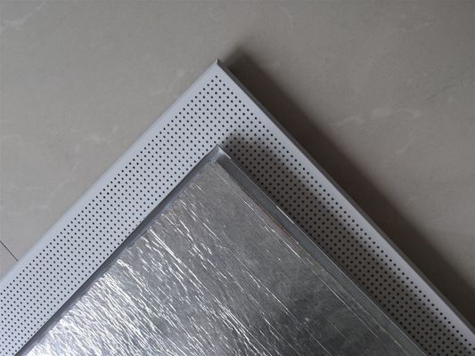 Aluminum Alloy 600x600mm Lay In Ceiling 0.5mm Thick For Meeting Room