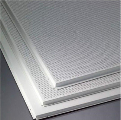 Aluminum Alloy 600x600mm Lay In Ceiling 0.5mm Thick For Meeting Room