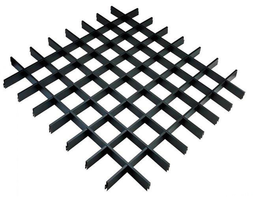 Aluminum Alloy Metal Grid Ceiling 250x250mm For Convention Center