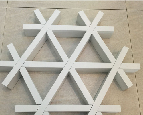 Aluminum Alloy Metal Grid Ceiling 250x250mm For Convention Center