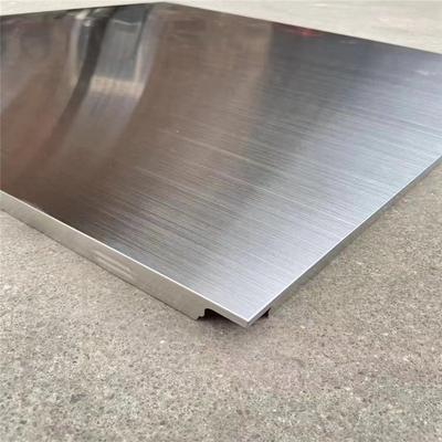 600x600mm Stainless Steel Ceiling Panel Hairline Concealed Clip In Ceiling Tile