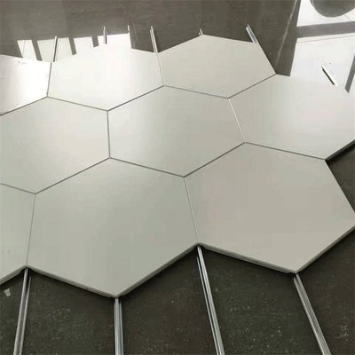 Customizable Color Hexagonal Clip In Ceiling 404mm For Metro Station