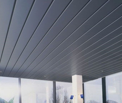 Customizable Color G Strip Aluminum Metal Ceiling For Metro Station