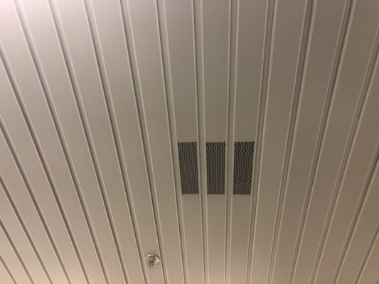 Customizable Color G Strip Aluminum Metal Ceiling For Metro Station