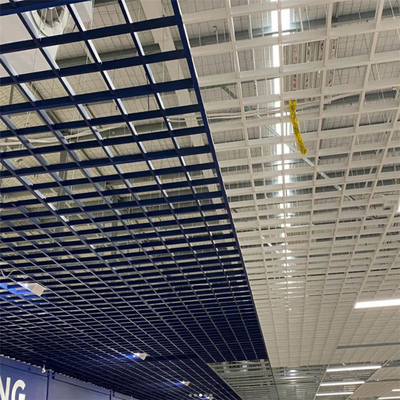 600x1200mm Aluminum T Grid Open Cell Ceiling With T15 Structure