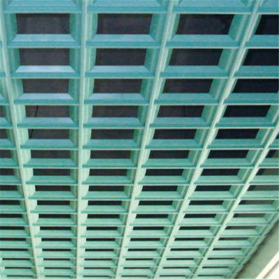 Sound Absorption Aluminum Grid Ceiling Pyramid Open Cell Ceiling System