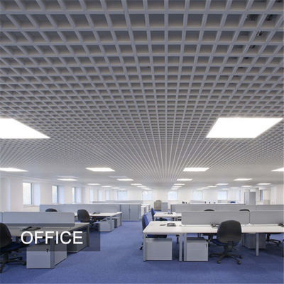 150x150mm Metal Open Cell Ceiling Tiles Suspended Aluminum Grid Ceiling