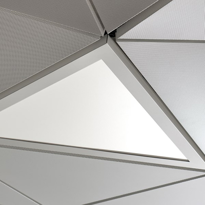 Customizable Color Aluminum Triangular Clip In Ceiling 1000x1000x1000mm