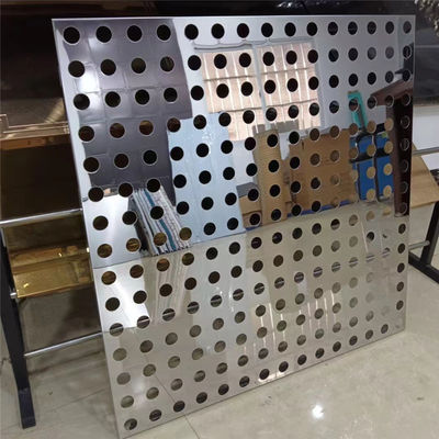 304 Stainless Steel Ceiling Panel Mirror Finished Concealed Perforated Ceiling Tile