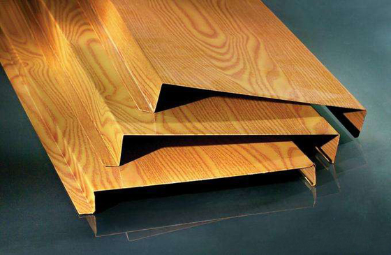 30mm Height Aluminum H Strip Ceiling For Metro Station Flame Retardant