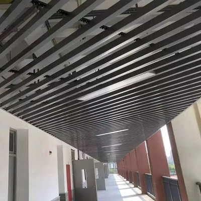Fire Resistant Aluminum Box Baffle Ceiling For Exterior Wall Decoration