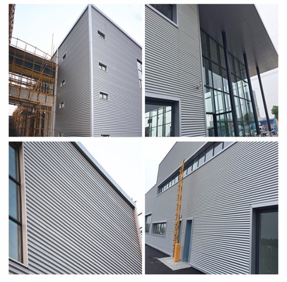 Water Resistant Aluminum Corrugated Panel 1500x5000mm For Metro Station