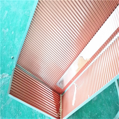 Water Resistant Aluminum Corrugated Panel 1500x5000mm For Metro Station