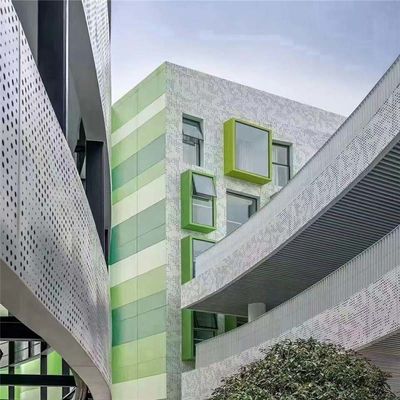 2.0mm Thickness Exterior Aluminum Panels Facade Perforated Metal Cladding Panels