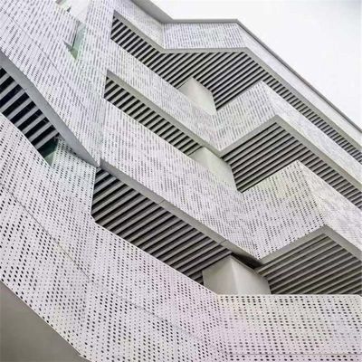 2.0mm Thickness Exterior Aluminum Panels Facade Perforated Metal Cladding Panels