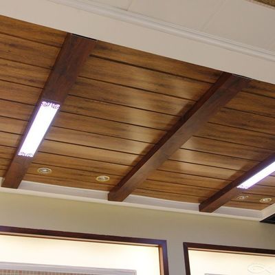 300x3000mm Aluminum H-Strip Ceiling For Convention Center Wall Decoration