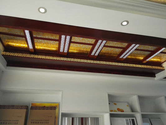 300x3000mm Aluminum H-Strip Ceiling For Convention Center Wall Decoration