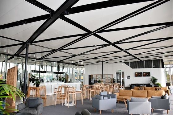Hot sale 1200X1200X1200 Aluminum Metal Ceiling Triangular Clip In Aluminum Panel Ceiling