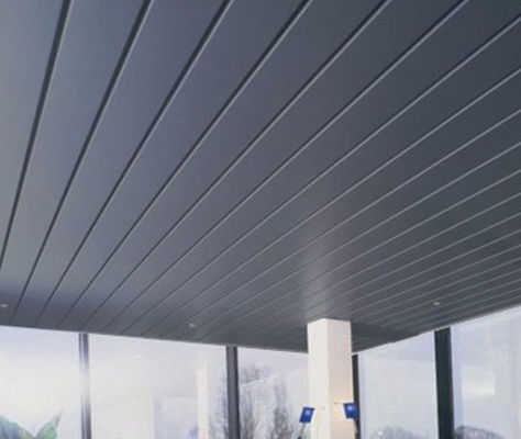 G Strip 0.5mm Aluminum Metal Ceiling Panels 100mm Width Powder Coated