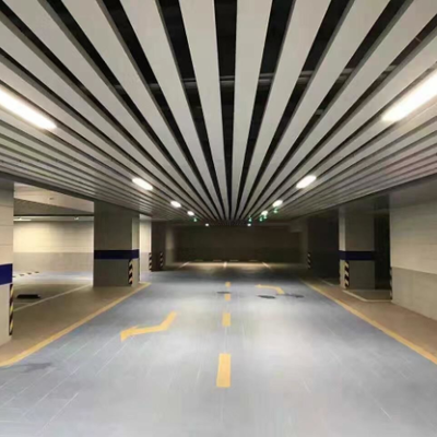 3000mm U Baffle Aluminum Panel Ceiling 0.5mm-1mm Plain Pattern