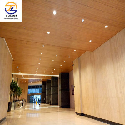 Sound Absorption Aluminium False Ceiling  0.6mm - 1.2mm Aluminum Building Panels