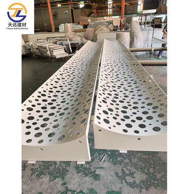 Wooden Gain Aluminum Metal Ceiling AA1100 AA5005 AA3003 Aluminum Wall Panels