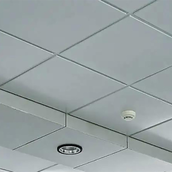 1.0mm Thickness Aluminum Lay In Ceiling Metal Square Tiles White Color