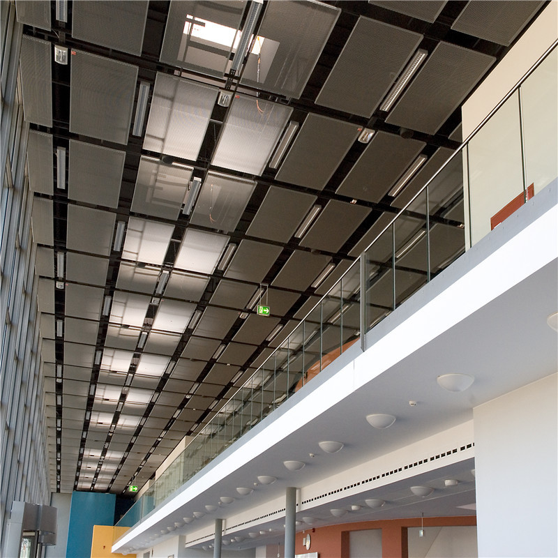 Metal Suspended Aluminum Expanded Mesh Ceiling Panel For Interior Decor