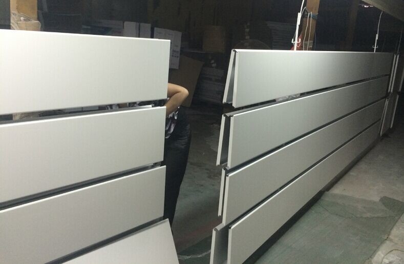 Customizable Color G Strip Aluminum Metal Ceiling For Metro Station
