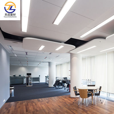Square Tube Linear Suspended Metal Ceiling For Decoration Fireproof
