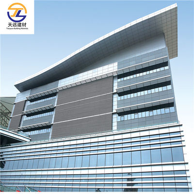 Square Tube Linear Suspended Metal Ceiling For Decoration Fireproof