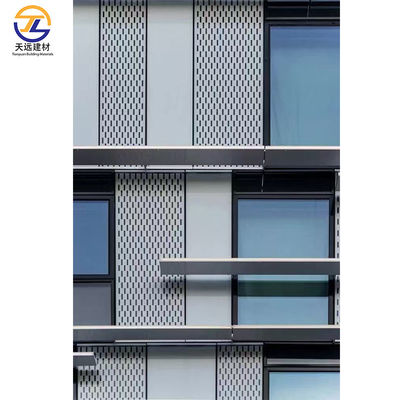 0.5mm - 1.5mm Aluminium Strip False Ceiling Aluminium Baffle Ceiling For Shopping Mall